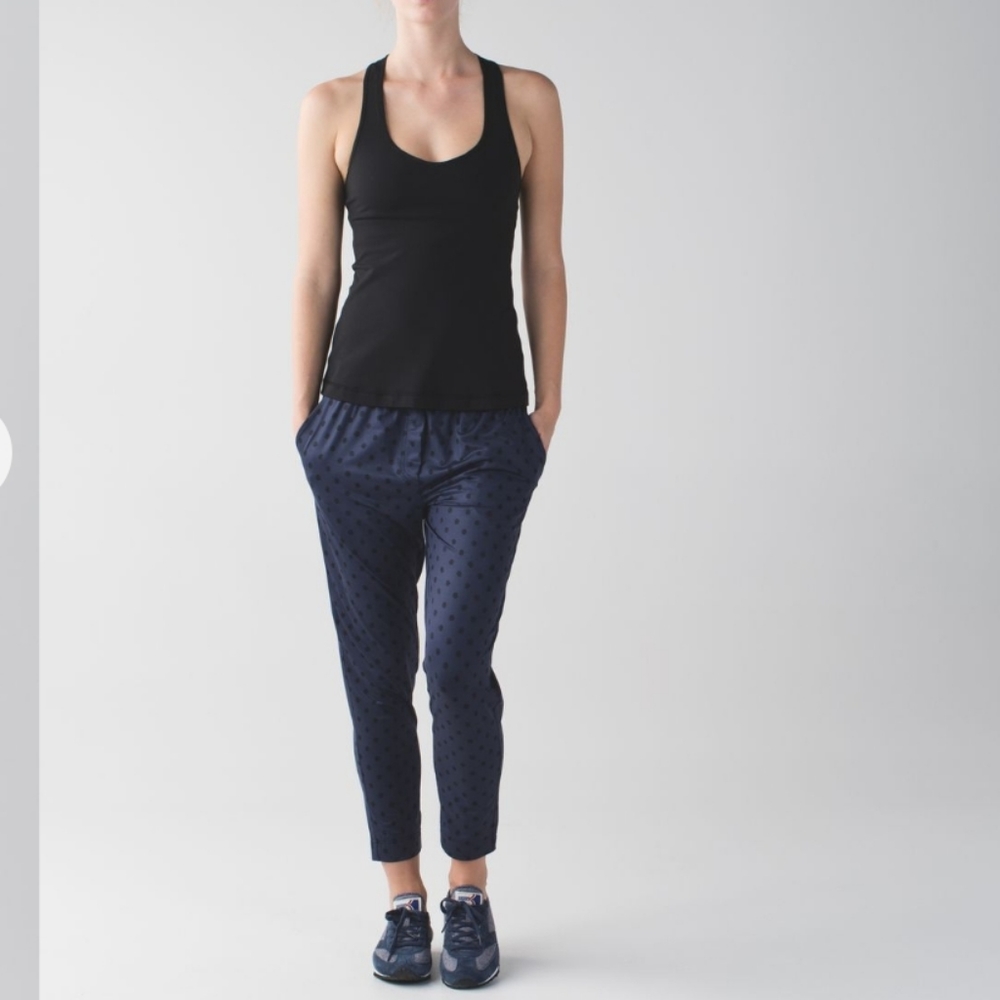 Lululemon Athletica Black and Navy Joggers